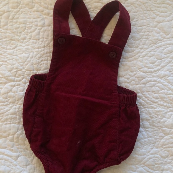 corduroy baby romper